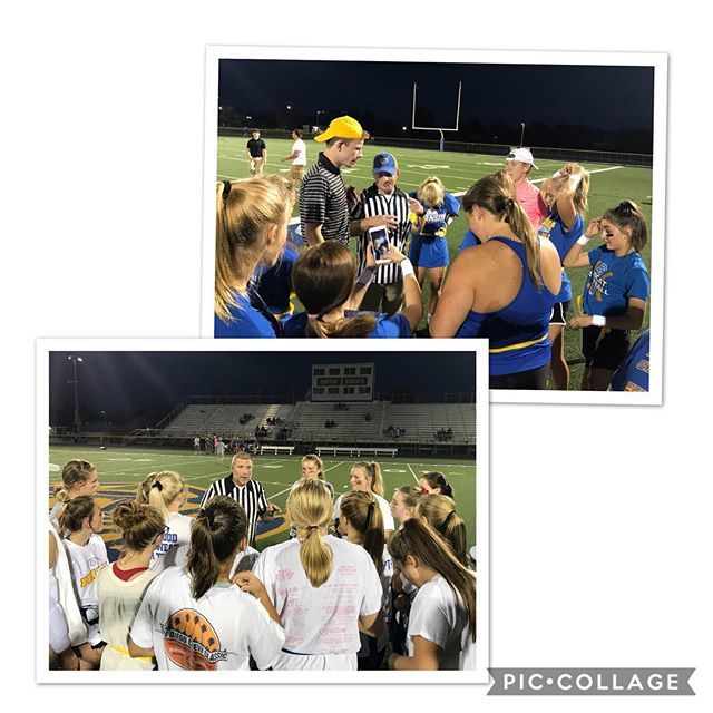 Ladycatscoach's tweet photo. Pregame rules! We are ready! Powderpuff 2018! #BCHoco2018 https://t.co/t9txinkQSi https://t.co/fehvdR7gTy