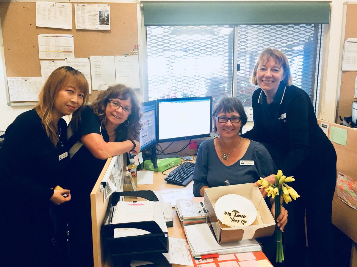 StrathfieldSPS's tweet photo. What superstars we have in our office. We appreciate all that they and our other SASS staff do for us teachers. They make the school run - couldn’t live without them. #neverunderestimatethem #SASSRecognitionWeek #SASS https://t.co/KEAnFql3TJ