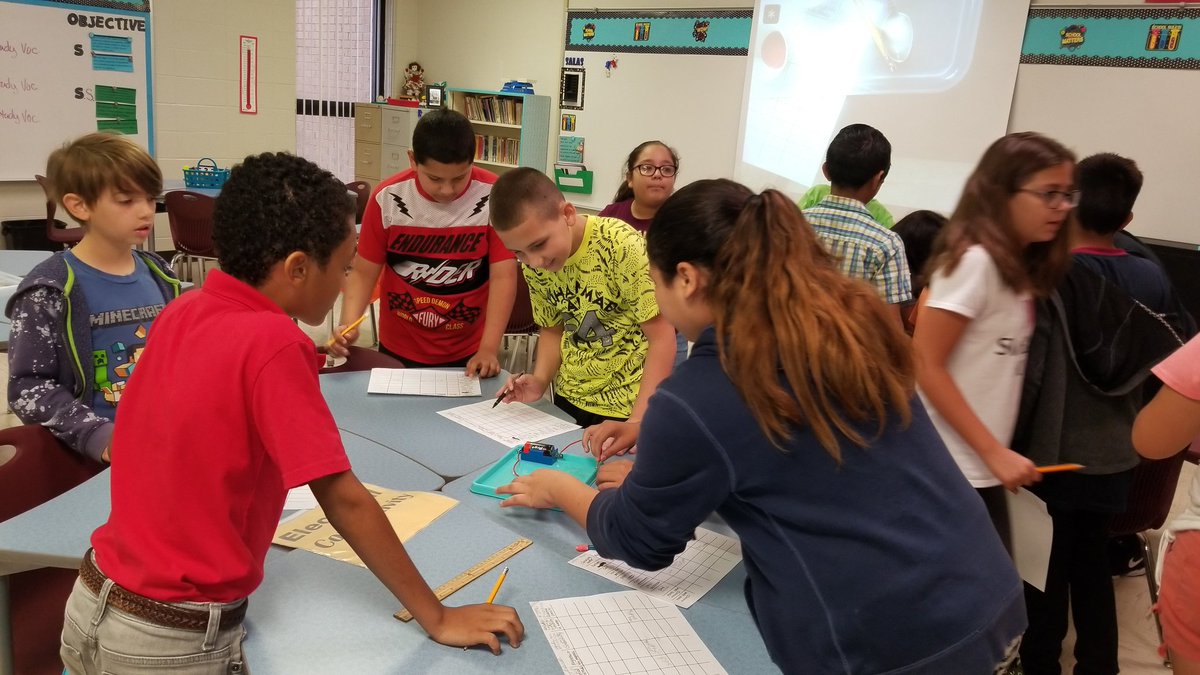 zsalasHCISD's tweet photo. Science lab stations : Properties of matter @THE_HCISD https://t.co/WIy1T5PD0i