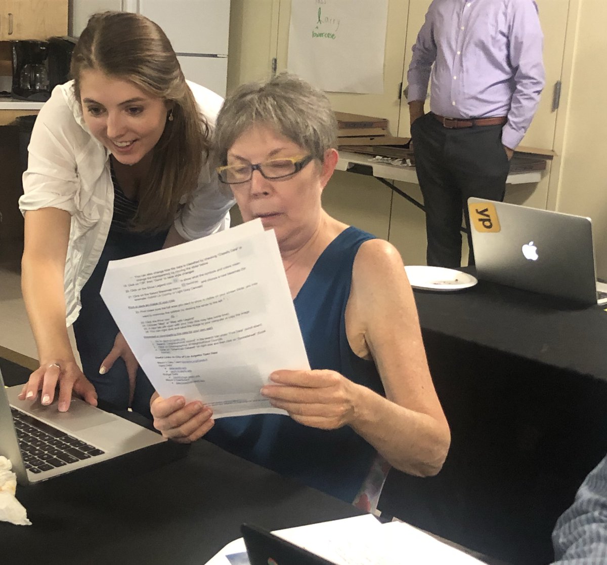 EmpowerLA's tweet image. #DataAngels ready help develop data literacy at the drop of a hat! #EmpowerLA #OpenData