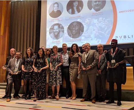 aposner's tweet photo. So honored to be joining the @UN @PvblicF 2018 Leadership Council at today's amazing event “Media For Social Impact Summit”
Follow #Hashtags #MFSI2018 #SDGs #MediaForSocialIMPACT #PVBLIC https://t.co/8baXCekktp