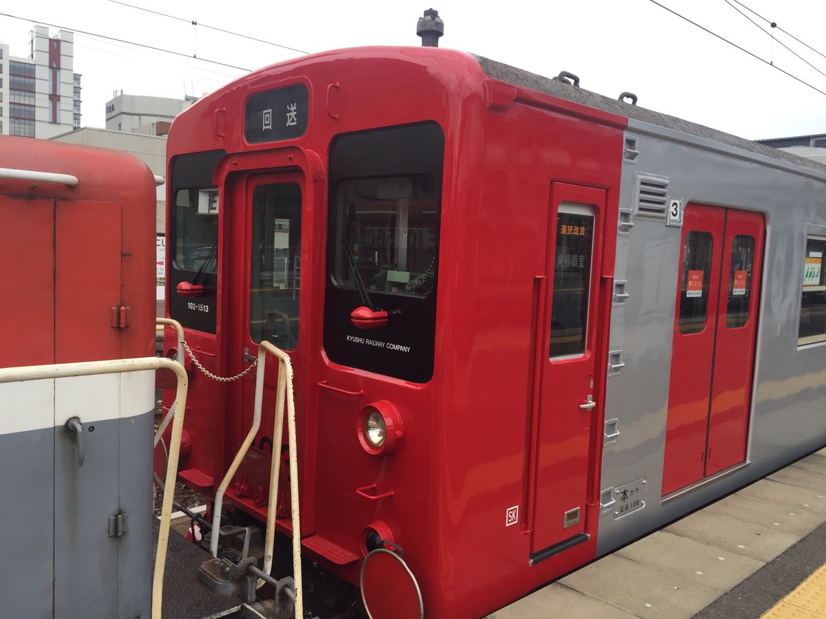 mikurink's tweet photo. 103系ピカピカにレストアされてました！復活するんだ！西小倉駅 https://t.co/HRLu397w6f
