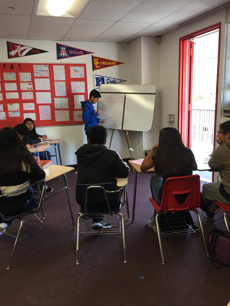 TeacherSCharles's tweet photo. Proud of my @FHSWarriors #AVIDfamily Ss for a great practice run of tutorials today! Some serious learning going down! https://t.co/c86XJaz3hD