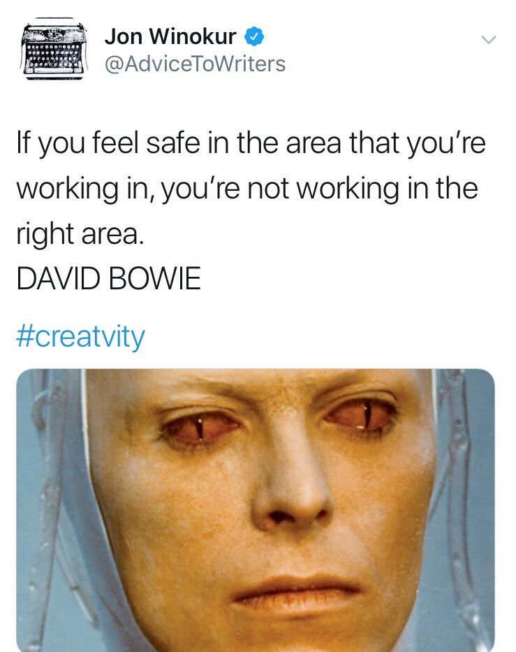 Z5cathy's tweet photo. This quote seems to represent Rob’s brave, challenging career path.  #RobertPattinson   #scifi  #crime  #westerncomedy https://t.co/jjhMD3lZdX
