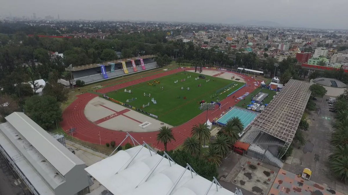 HoraciodelaVega's tweet photo. Listo el montaje para el Campeonato Mundial de Pentatlon Moderno!

He organizado y asistido varios eventos internacionales de este gran deporte...

"Este" es el mejor que he visto...
Acompáñanos del 7 al 13 de Sept en el Estadio Palillo de la Ciudad Deportiva Magdalena. https://t.co/m1kjGUigaD
