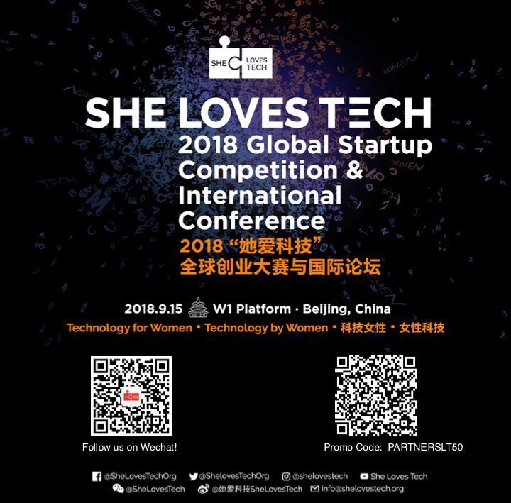 Innoway_Beijing's tweet photo. Do not miss @shelovestech 2018 Global Startup Competition &amp; International Conference! As supporting partner, @StartupGrind Beijing can get everybody half prize tickets.
Registration link: https://t.co/vpoZ5Dv7TN https://t.co/cgz8hwaCOH