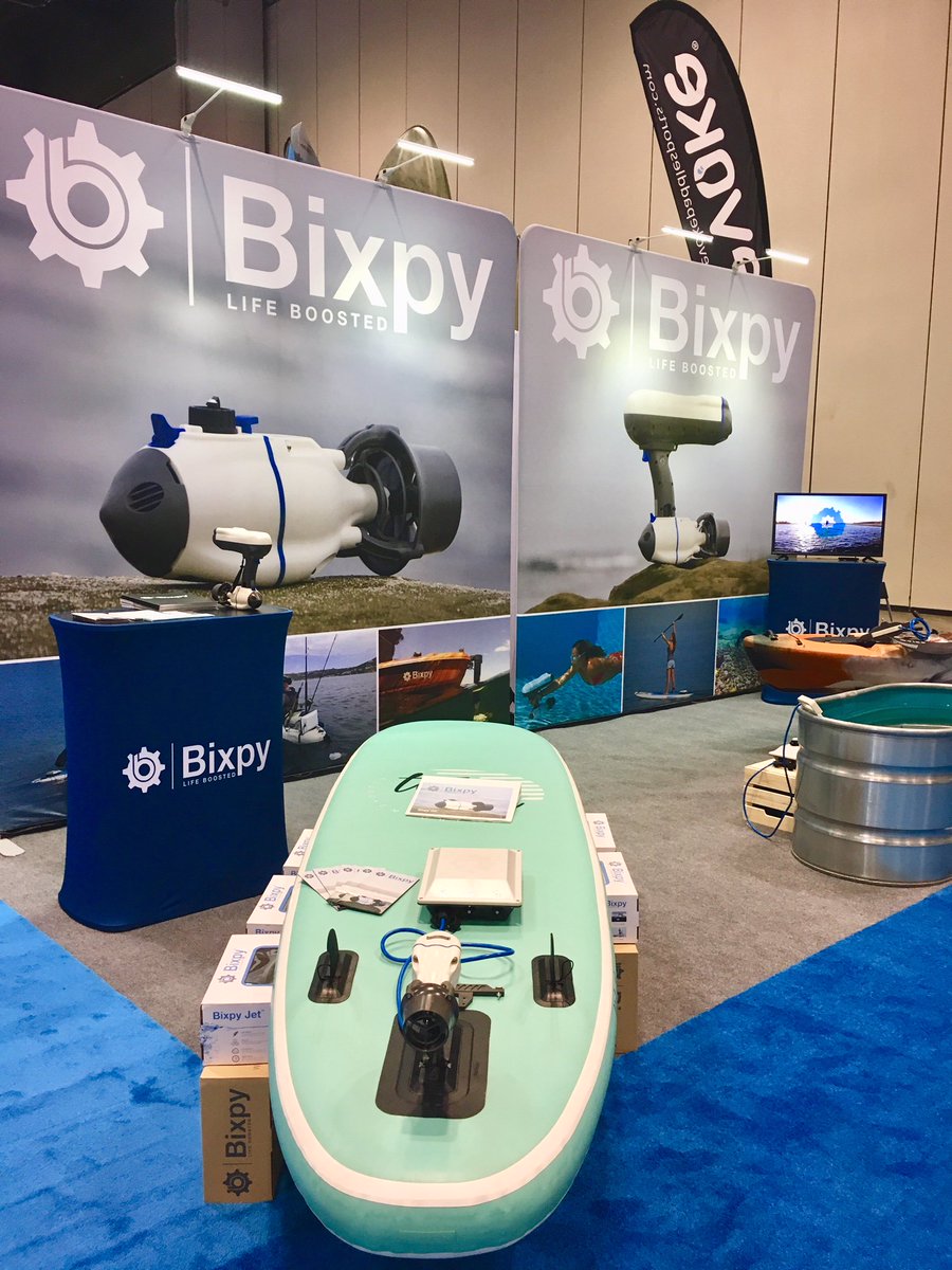 bixpy's tweet photo. Heading out to @surfexpo 2018 at @OCCC? Stop by booth #1748 and test the #BixpyJet! #lifeboosted #surfexpo https://t.co/30zArmc9Xv