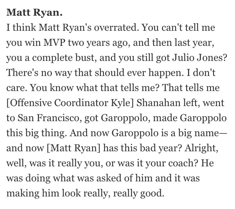 “Straight facts.”