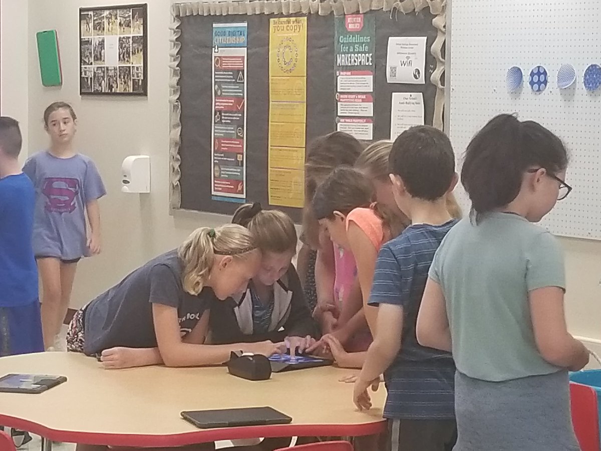 Our class worked together and solved all of the challenges presented to us. We're making our mark! So proud of them! <a href="/GVSD_ITS/">GV Tech Specialists</a> <a href="/bethelspringsgv/">BSES</a> #breakoutedu
