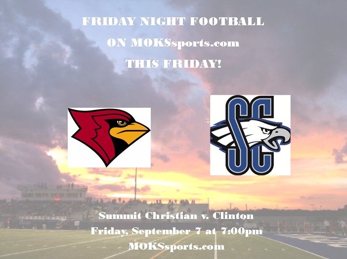 josephvanamburg's tweet photo. Tomorrow night on @mokssports : @SCA_ATHLETICS #football v @CHSCards at 7pm!  Watch live or later for free! @Eagle_Events @ClintonMoCards @SCA_FB #highschoolfootball #fridaynightlights #mopreps #lovesportscasting https://t.co/zbzR2o1kQW