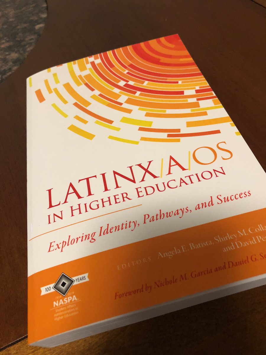 jorgeaflorimon's tweet image. Writing my ACPA Proposal and I’ve fallen in love all over again with this book. #LatinxInHigherEd
