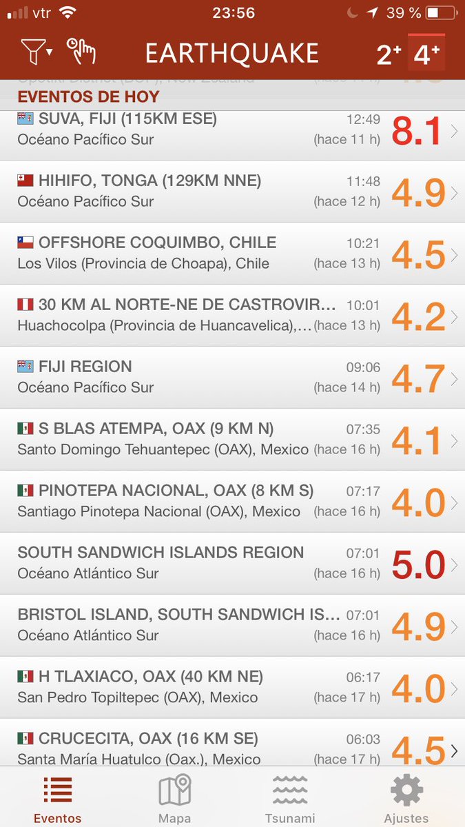 AlexIgnacio2017's tweet photo. Mas de 50 #Sismos #Temblor durante este día en diferentes partes del mundo 🌍. La tierra se está moviendo nunca está demás tener velas,
Radios a pila a mano  !!!!! https://t.co/AxWNqR7FDF