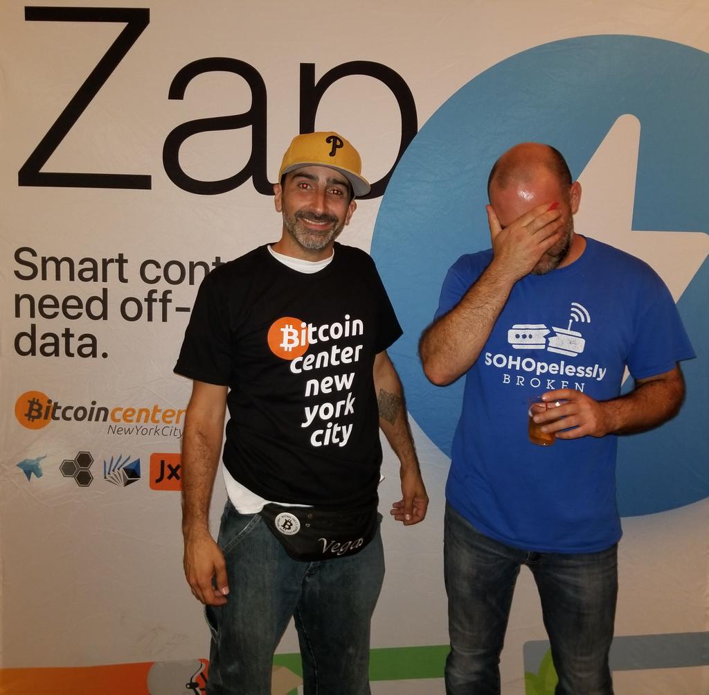 themikesalvi's tweet photo. Caption this @nathan_hauk #cryptoshitshow #cloudsteppin #teamcryptsome #bitcoinphl @BitcoinCenterNY #oddcouple https://t.co/lnFIEvLgCi