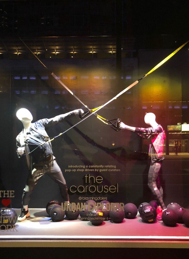 randyhetrick's tweet image. So excited to be in NYC for the launch of The Carousel at @bloomingdales. A first for @trxtraining, we’ll be offering #TRX classes in-store for the next 8 weeks. Tell your friends &amp;amp; family to check us out at the NYC (59th St &amp;amp; Soho), LA (Century City) or SF stores. #Made2Move