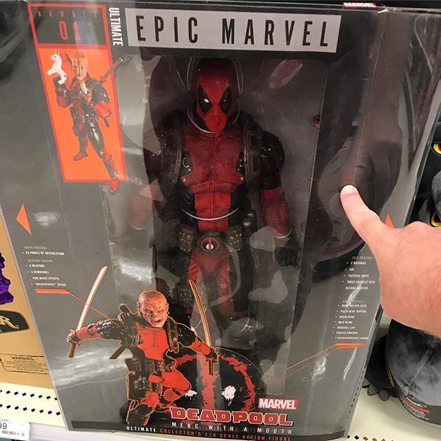 large deadpool action figure