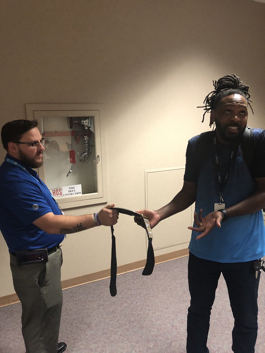 rydamusprime's tweet photo. #DashDailyBelt is on the move.. 3days into his first week AJ @AJ_IHX snags the belt after a strong ๐ช day here he is being presented the belt from Gerard #IHXecutioNERs #IHX #TeamDash #RicFlairWoooooooo #Winning #MidAdlanticTakeover https://t.co/V7t3W7EHtI