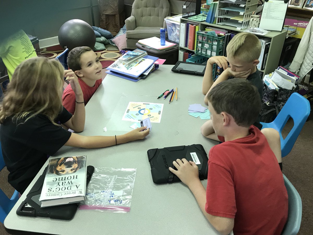 Jonesm_we's tweet photo. #Kagan #FanNPick @WestyElemSchool @KaganOnline 3rd &amp; 4th grade #Teambuilding with Would You Rather cards. An easy structure to implement when the directions are right on the card!  I’m hearing students respond safely in their team who I’ve known to be shy and hesitant.#Engagement https://t.co/WUEtUeJEWR