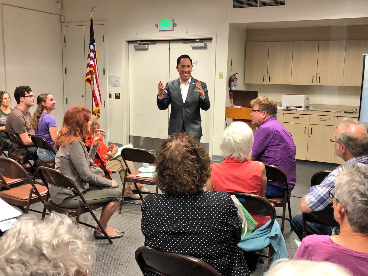 Thank you @pbdems for inviting me to be your speaker this month. I hope I fired you up to work hard to elect @nathanfletcher and @drjen2018 this November. Let’s do this! P.S. The @Evan_Low bill I mentioned is #AB1947.
