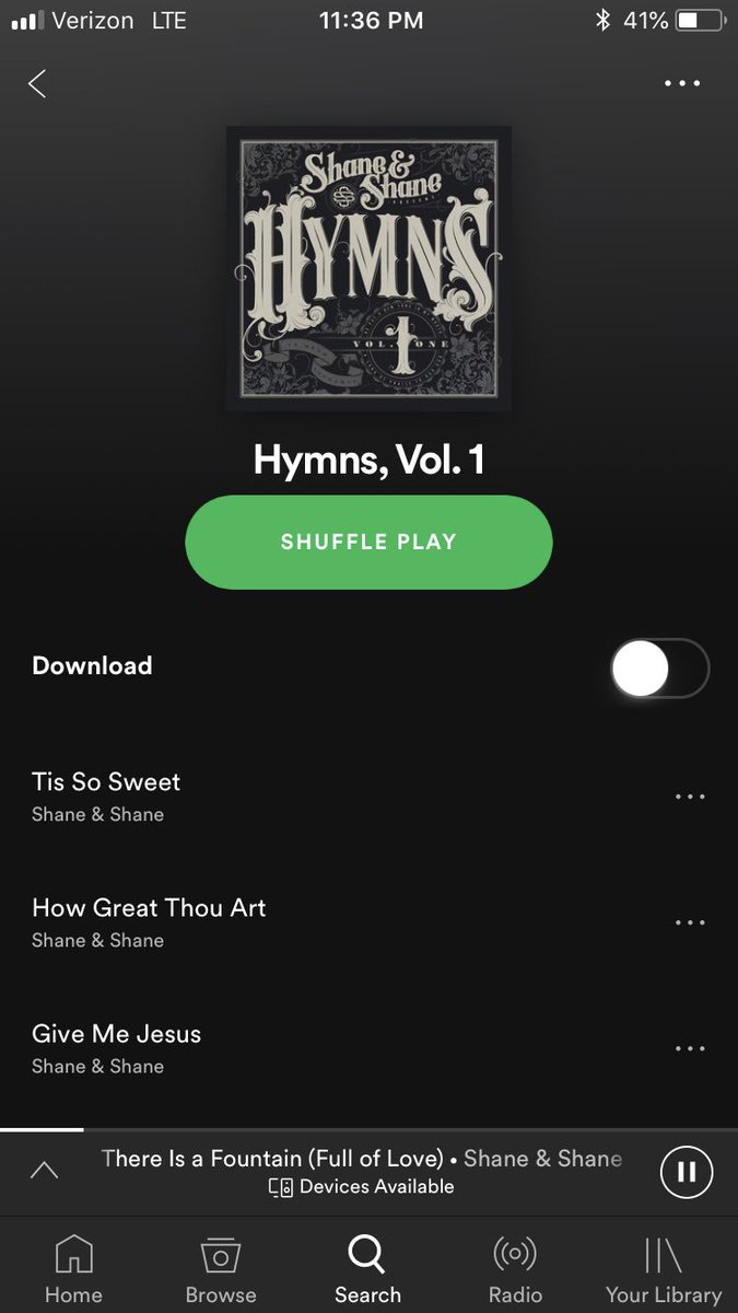 It’s finally here!! <a href="/shaneandshane/">Shane & Shane</a> and the @we_are_wi team, thank you for this blessing! Already enjoying the goodness🙌🏼 #HymnsVol1