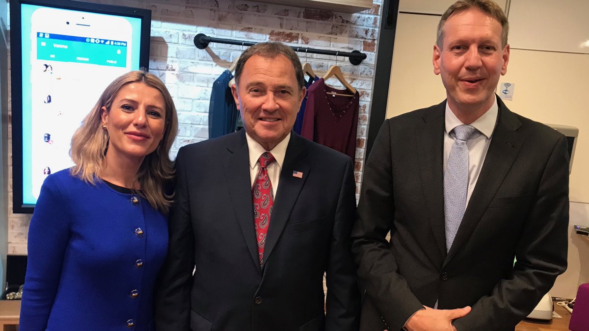 NLinSF's tweet photo. Discussing business in #Utah with @GovHerbert and @NFIA_USCanada. Let’s continue our chat soon in Salt Lake City #trade 🇺🇸🇳🇱 https://t.co/evyF5xgUAN