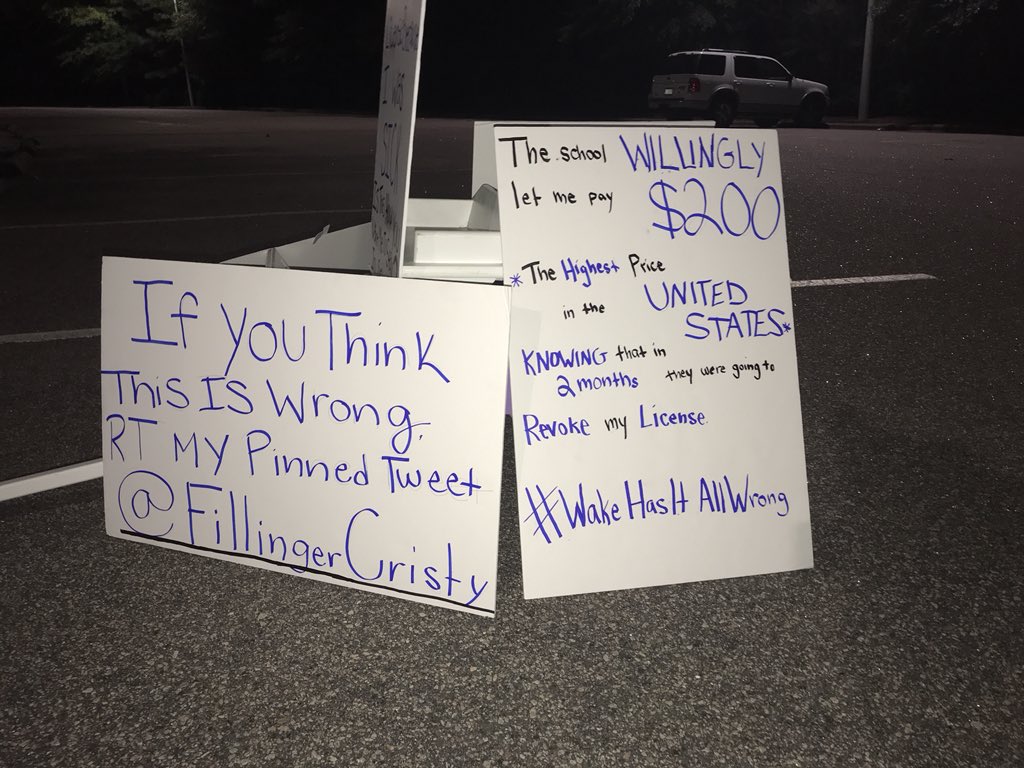 FillingerCristy's tweet photo. Wake County has taken away my license for missing class even though I was recovering from surgery and ongoing complications. RT to get this recognized  #helpmegetmylicenseback #wakehasitallwrong @WCPSS @ThePantherCreek @WRAL @wralweather https://t.co/ubJJaooBV6