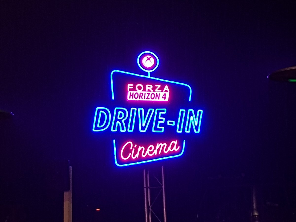 kittycanteven's tweet photo. So happy to be here with the @PixelPartyAU fam to celebrate the launch of Forza Horizon 4 in Australia with a real-world Forza Horizon Drive-in Cinema tonight! Woo! 🚘 #FH4DriveIn https://t.co/cxR1LhmeBK