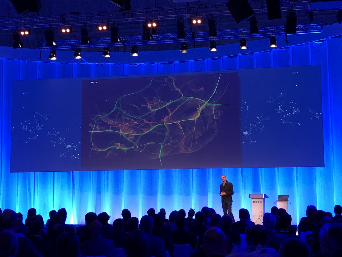 OctoTelematics's tweet photo. @SenseableCity's Prof. Carlo Ratti joins the stage at the #OGS18 to discuss #urbanmobility and #smartcity design! Amazing to see how #data is being used to transform the #FutureOfMobility and cities #OctoGlobalSummit https://t.co/7nxnHcrEYz