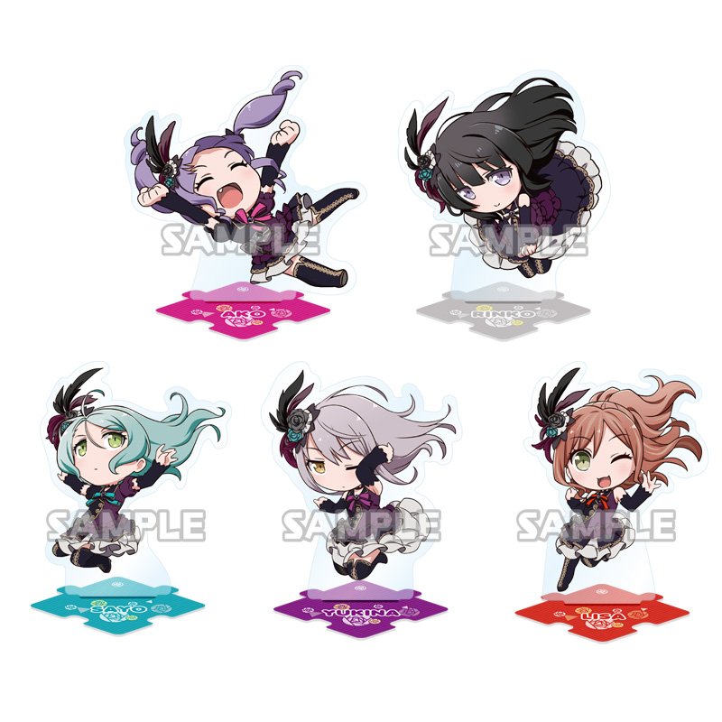 バンドリ！ ガルパ☆ピコ 大盛り アクリルスタンド ラバスト まとめ売り BanG Dream! ガルパ☆ピコ ふぃーばー！ ぶあついアクリルスタンド vol