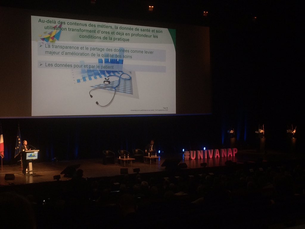 Conférence introductive par Dominique Polton <a href="/INDSante/">INDS</a> : évaluation, indicateurs, information, données connectées, transparence st qq mots clefs de cette intervention centrée sur les nouvelles missions, nouveaux usages du système de santé. À retrouver sur Twitter et en direct