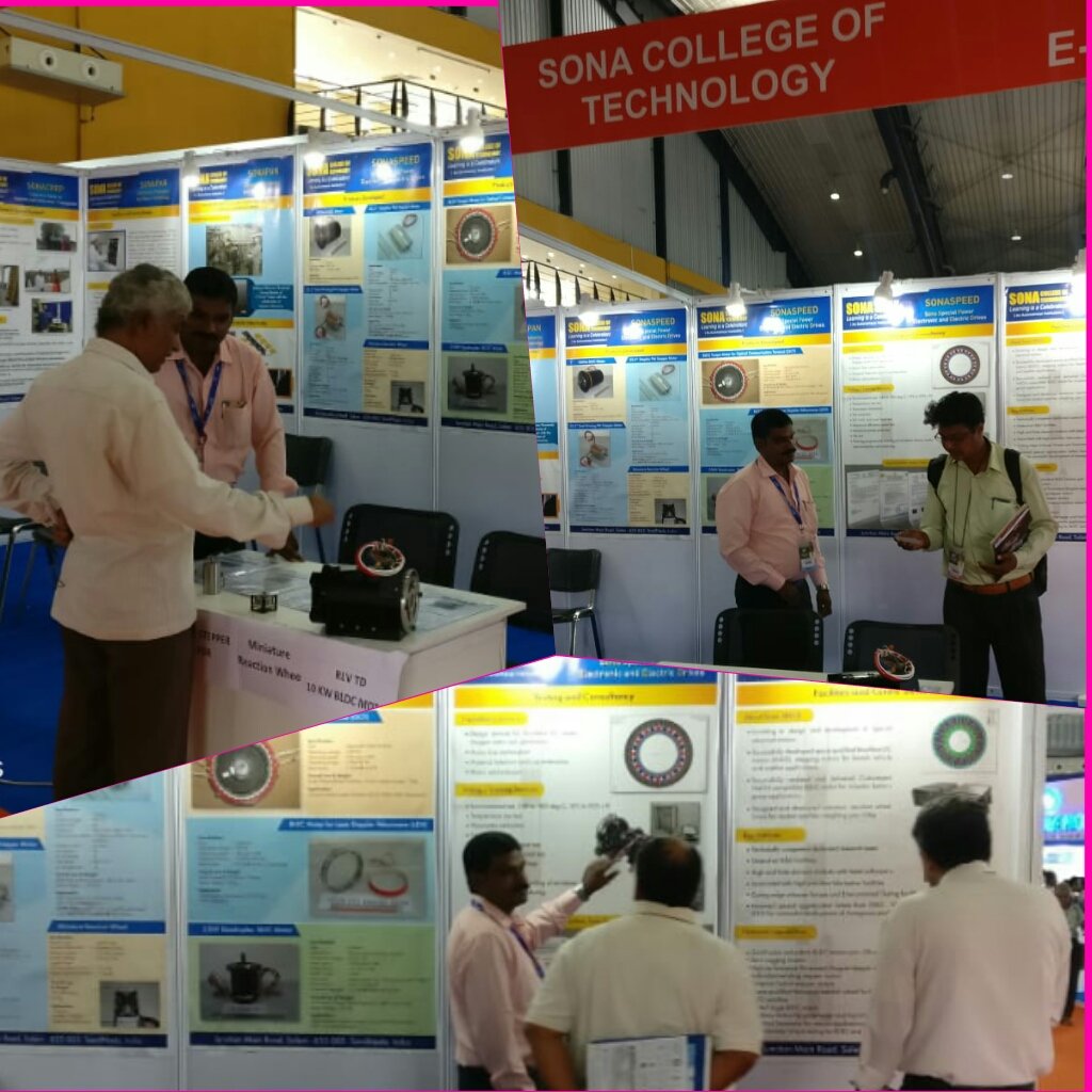 SonaResearch's tweet photo. #SonaSPEED display of motors at #SPACE EXPO, Bangalore on 6-8th SEP 2018. #spacemotors #spaceexpo #isro #sonaresearch #bldcmotor #sonatech #vssc #sonacollege #studyatsona https://t.co/MFK2DZMYDq