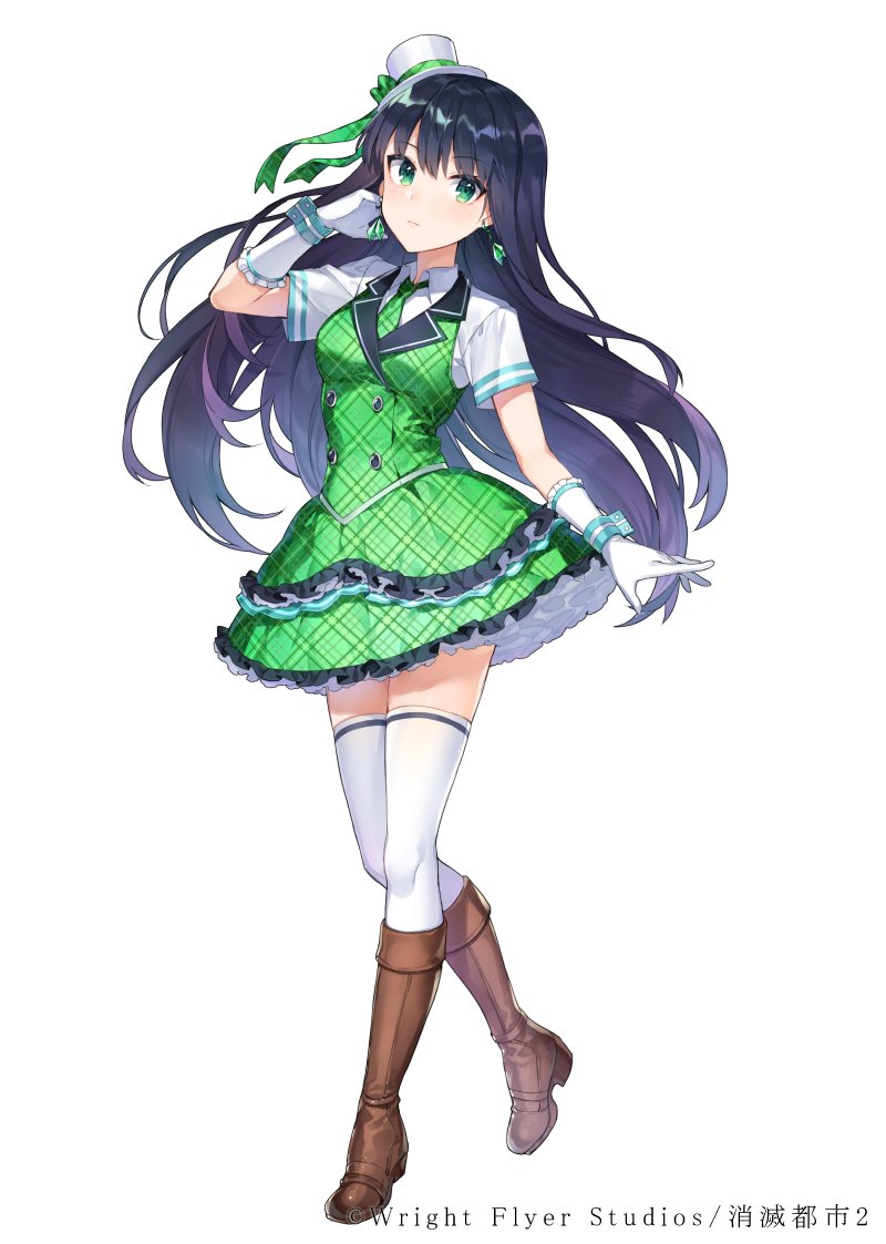 シソ V Twitter 消滅都市２ 内アイドルユニットspr5のメンバー ハルカ の立ち絵描かせていただきました Cdのジャケットにもなってるよ