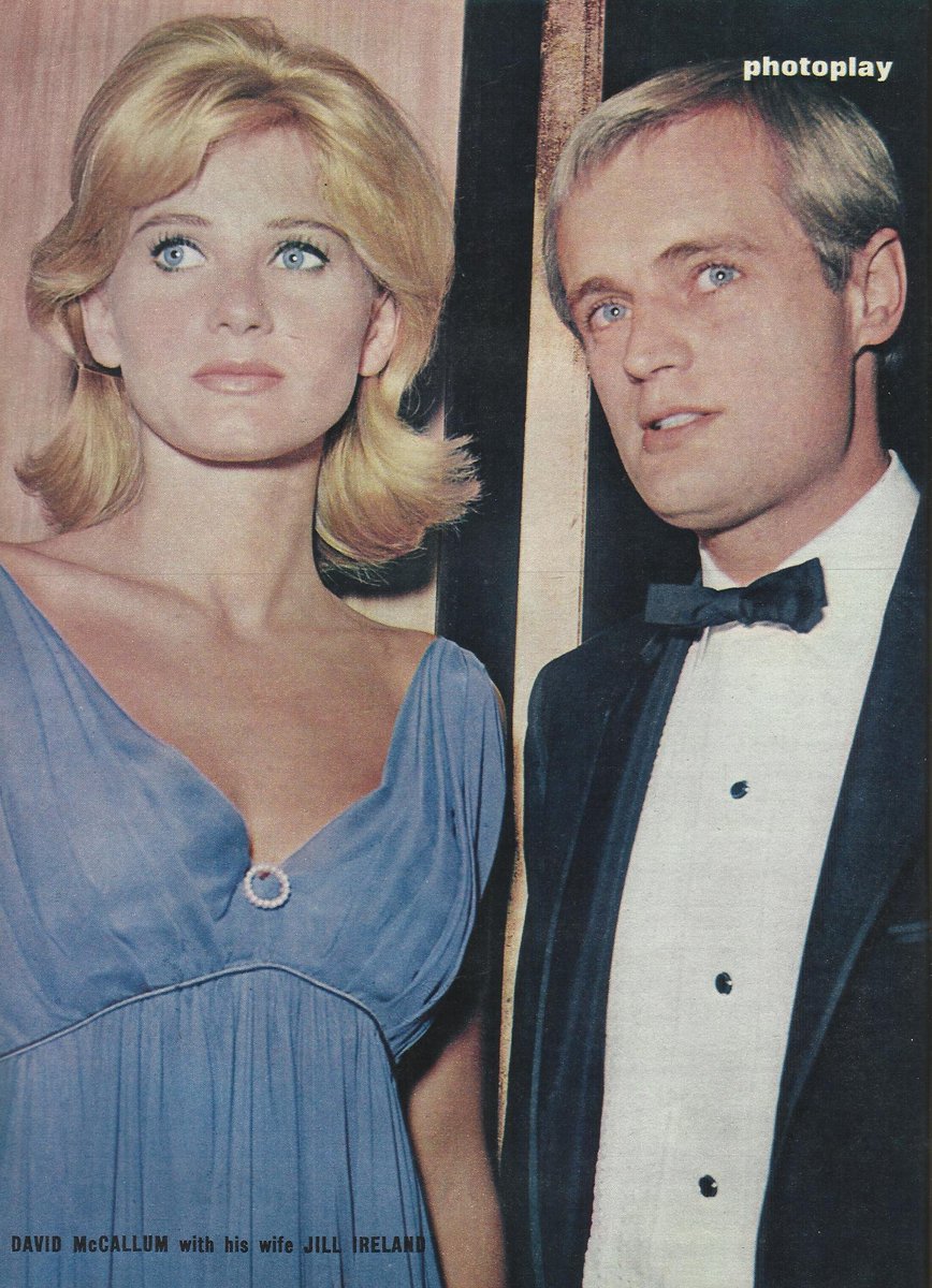Film Tv In Print This Portrait Of David Mccallum Amp Jill Ireland Is From The May 1966 Issue Of Photoplay T Co Nujyvhnsxq Twitter