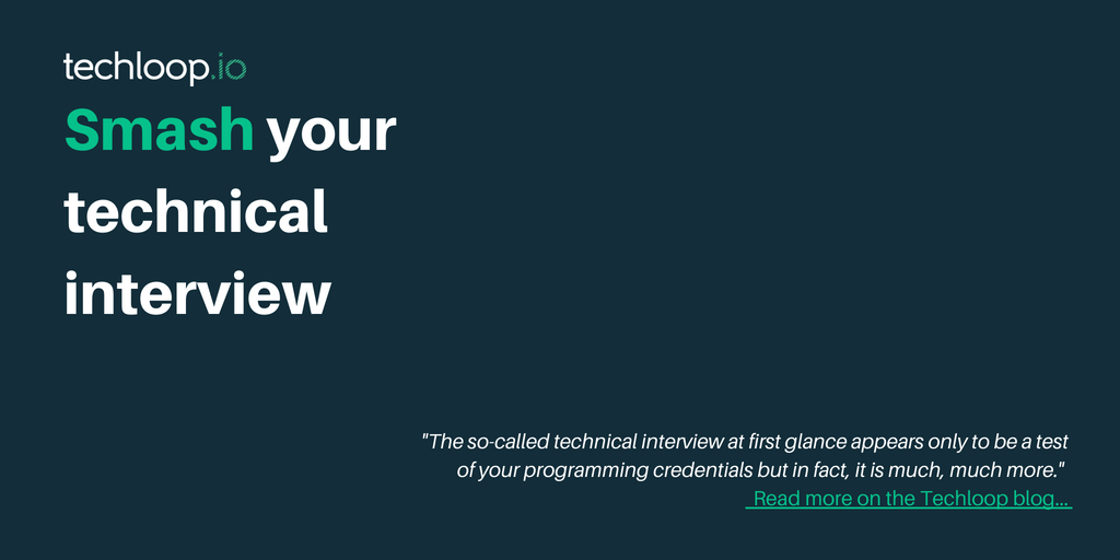 techloop_io's tweet image. Handle your next technical interview like a boss with these 6 tips for success (via the #TechloopBlog) buff.ly/2LK7NSJ
