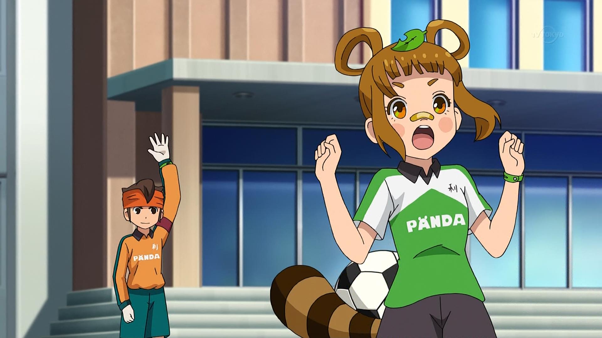 Twitter 上的 嘲笑のひよこ すすき 狸ヶ原ぽん子は 第1回 イナズマイレブン アレスの天秤 キャラクター コンテスト で選考 投票によって選ばれた視聴者応募キャラクター 1回限りで終わらせるのはもったいないキャラなので再登場に期待 イナズマイレブン