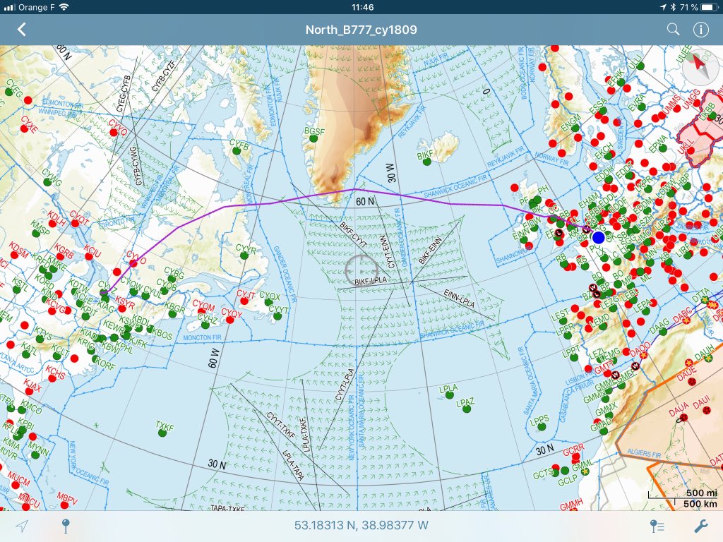 pascalrs's tweet image. Flying #AF356 today
Paris 🇫🇷 🛫☁️🛬 🇨🇦 Toronto
✈️ Boeing 777-300ER F-GZNN
🌎 6038 km / 3752 mi
⏱ 7h40m, ETA 16:10 (2010 UTC)
⛽️ 69.4 t (87000 liters), including reserves
👨‍💼453 pax👨‍✈️15 crew (2 pilots / 13 cabin)
#flightmaps #flightdata
Hello @TorontoPearson!