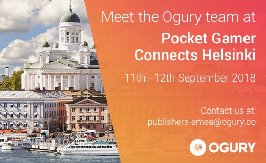 Meet the <a href="/weareogury/">Ogury</a> team at #PGCHelsinki to learn more about trends and observations garnered from working with publishers of all sizes, including; how to use premium data to your advantage and how to simplicity your tech stack &amp; improve ad revenue.