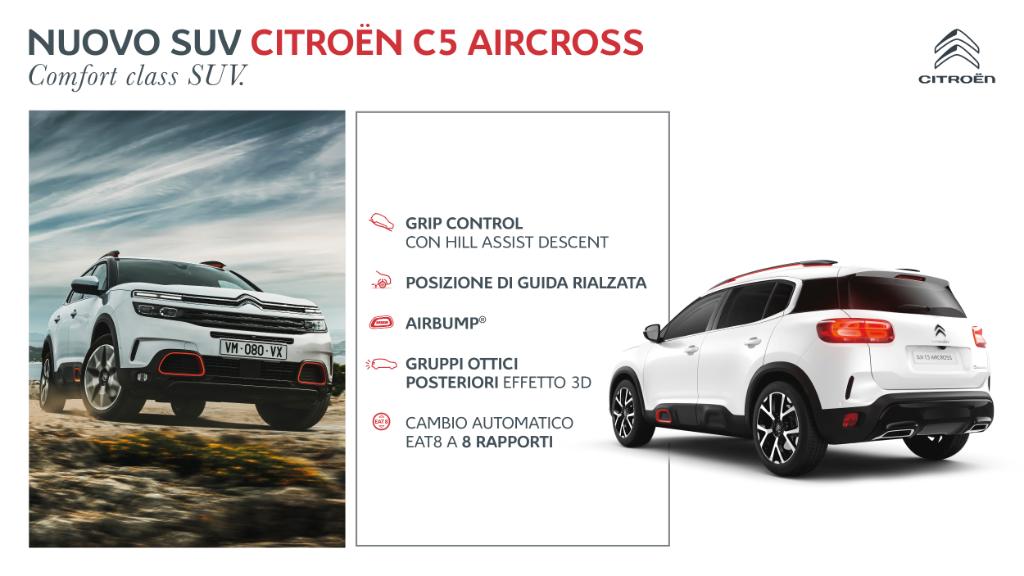 Nuovo SUV #Citroën #C5Aircross, un'esperienza di viaggio unica per tutti i passeggeri. Scopri di più: bit.ly/2tG1iFX #CitroënAdvancedComfort #ComfortClassSUV
