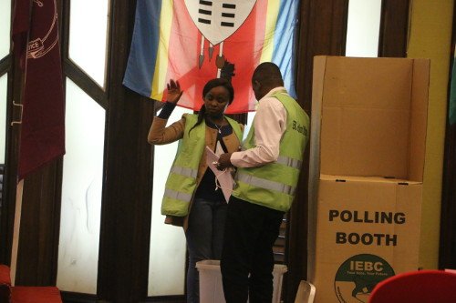Getting set for a free and fair election being conducted by <a href="/IEBCKenya/">IEBC</a> #ECSACON2018