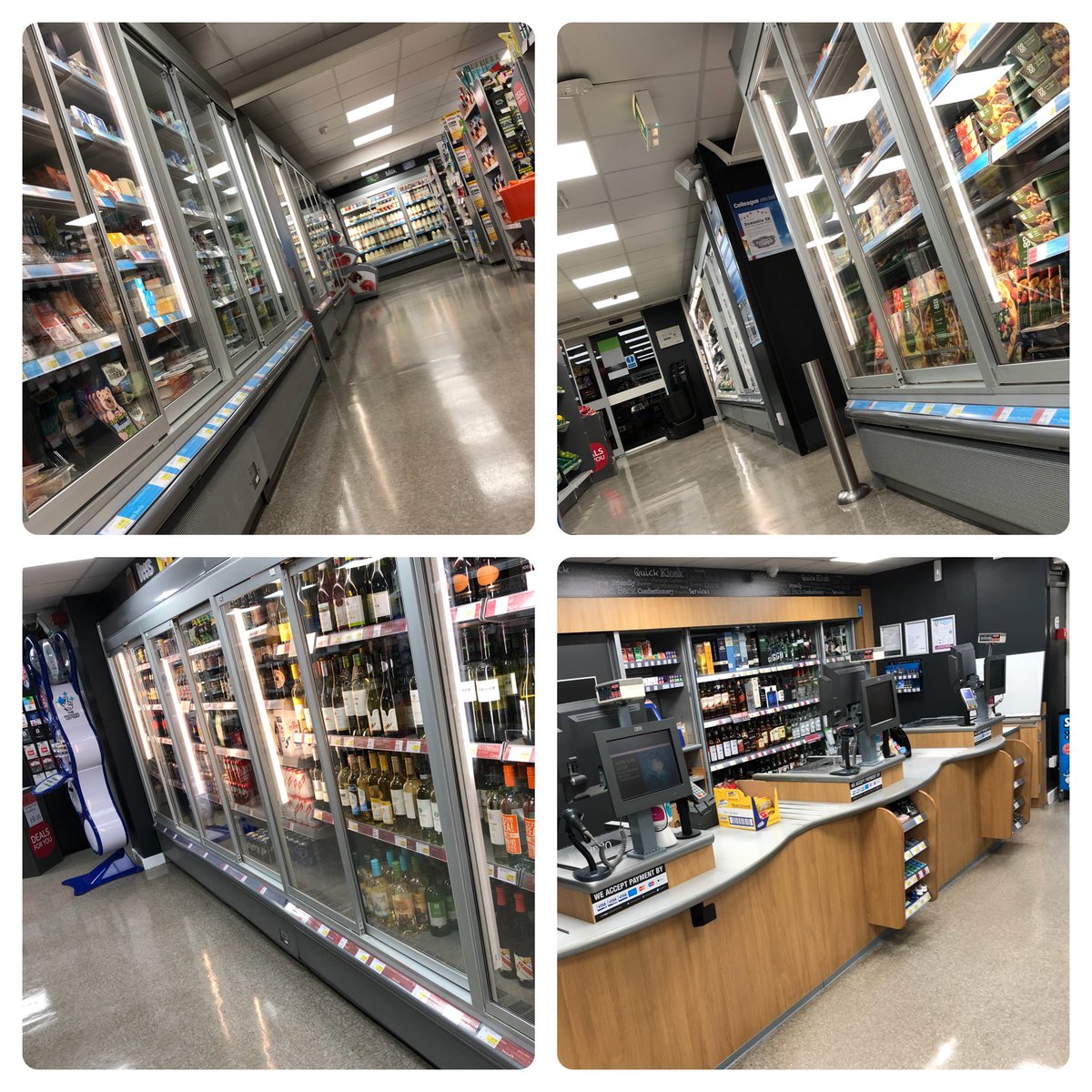 CEC Overseal looking fantastic this morning. A big thanks to our team who have worked very hard this week to complete a strip and seal to the floor and a full sparkle clean to the store! 💧 #OurBusinessIsMakingYoursShine