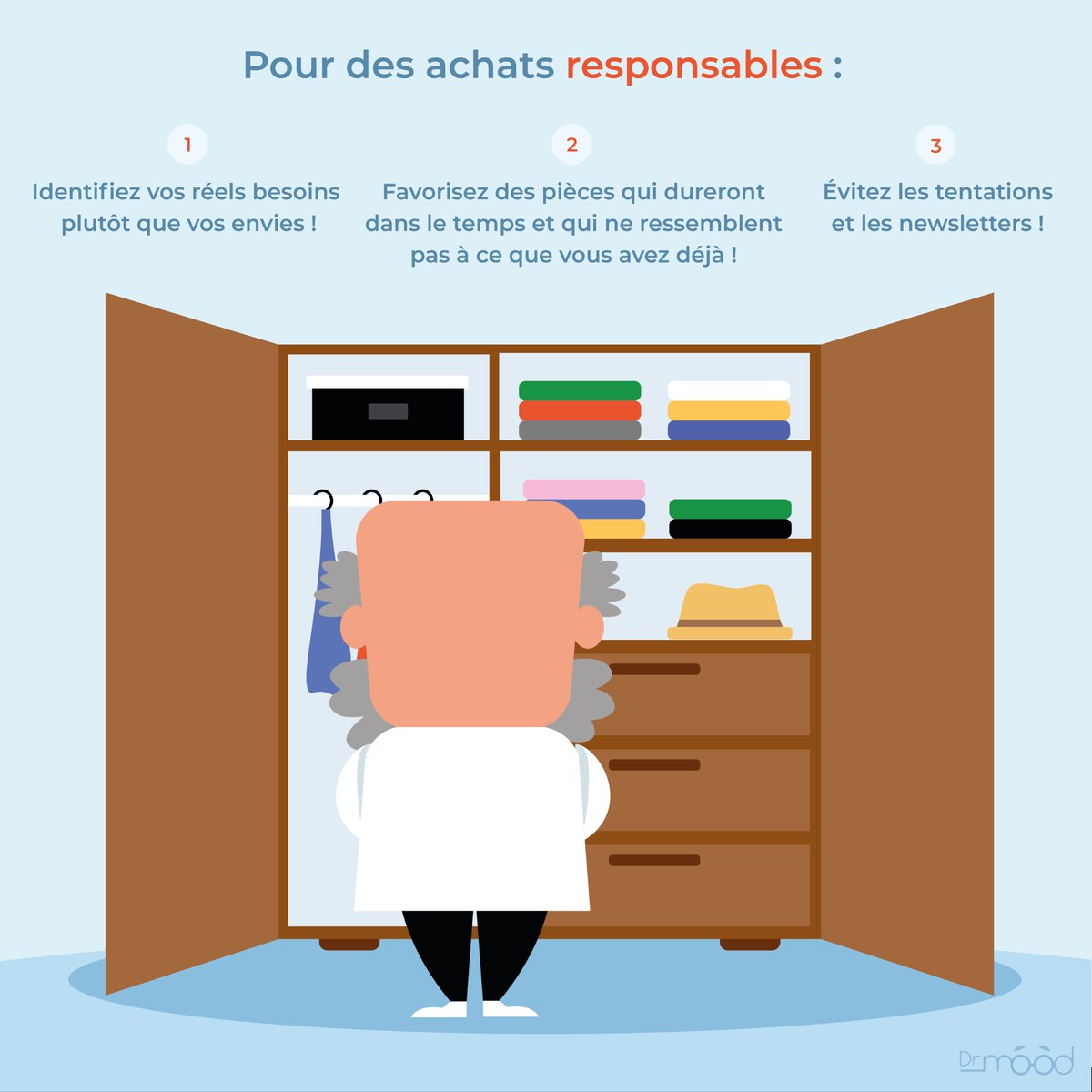 [ #shopping et #rentree ] 😍

La rentrée est là, et pour cette occasion, nous sommes nombreux à vouloir renouveler notre #dressing ! 🛍️
Mais commençons d'abord par faire du tri dans nos armoires et #recycler nos #vêtements avant de consommer seulement pour le #plaisir ! 😁