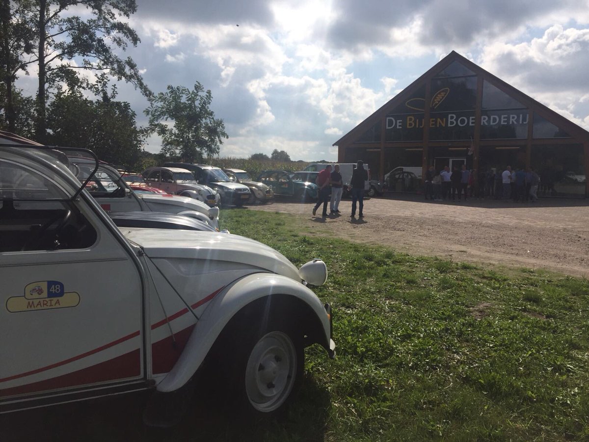 #eendenrally langs #bijenboerderij