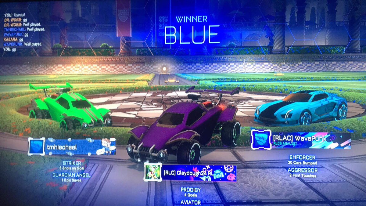 claydough24's tweet photo. LETSSSS GOOOO!!! GGs @WavePunkRL was so nevous playing with you lol https://t.co/xjMXTirc5l