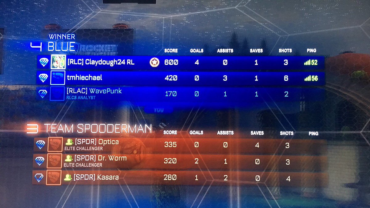 claydough24's tweet photo. LETSSSS GOOOO!!! GGs @WavePunkRL was so nevous playing with you lol https://t.co/xjMXTirc5l