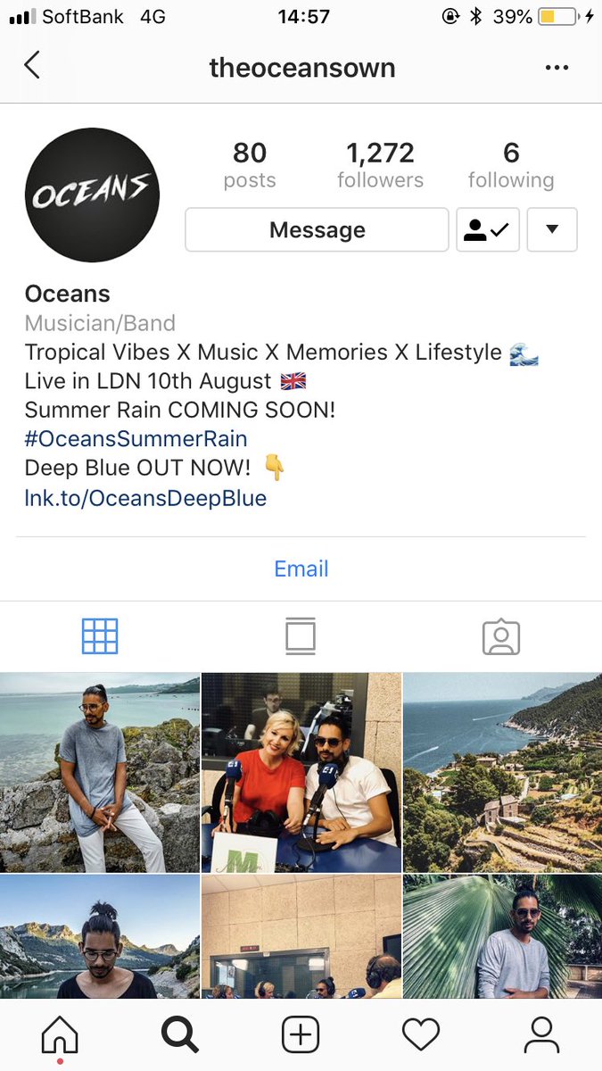 いまむっちゃはまってるDJ
「Oceans」「<a href="/theoceansown/">Oceans</a> 」

もうむっちゃ曲すきなの2曲しか
まだでてないけどほんとにいい
まじでみんな聞いてみて
〝 Deep Blue 〟〝 Cold Ain't For Me〟
tropical系の曲作ってる！！！！！！