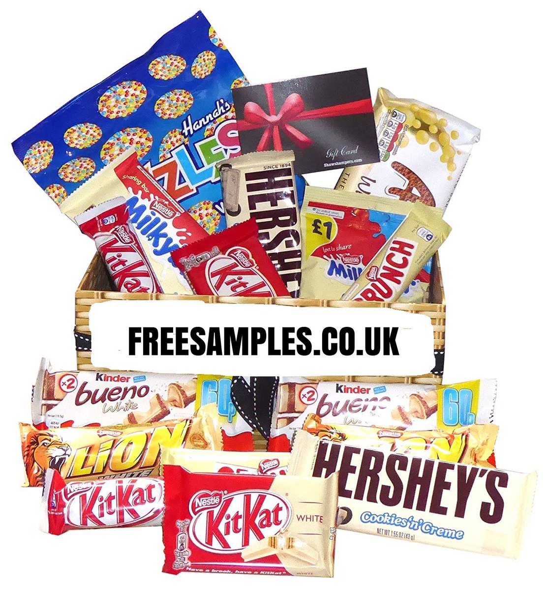 freesamplescouk's tweet photo. #WIN this Chocolate Hamper For White Chocolate Lovers 👉👉 https://t.co/crVaUePTK9 ❤️ LIKE &amp; RETWEET ❤️ #competition #freebie #FreebieFriday https://t.co/tmxxaV6WAf