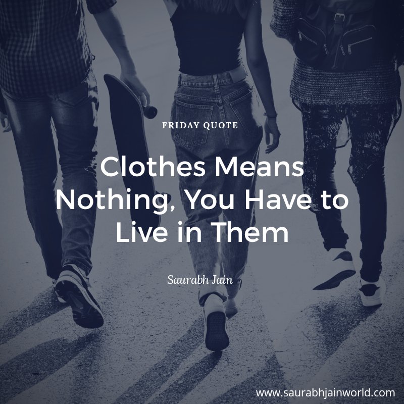 StylistSaurabhJ's tweet photo. #fridayquotes #fashionfriday
#stylestatement #stylistsaurabhjain #saurabhjain
#fashionstylist #celebritystylist https://t.co/uNmQqnDPcv