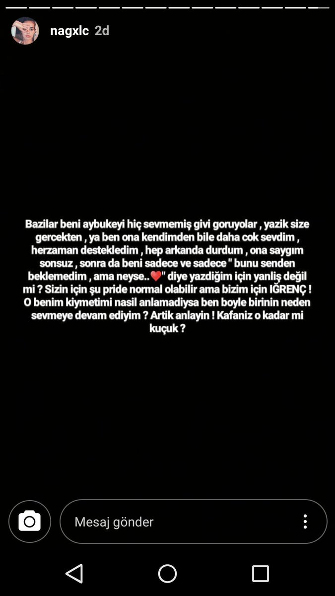 Bu aybukenin en büyük sayfasiydi şimdi anti si olmuş ama hala ayfuk fotolar i var takipi bırakın şunu ya babasının hayrinami takip ettik kizim seni ayfuk için ettik sen kimsin o 18bin senin için değil ayfuk içi kendini bu halt sanmış hayran değil antisin sen