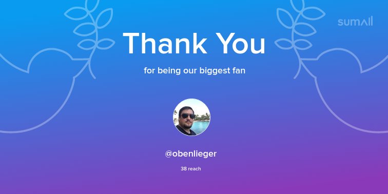MaierChr's tweet photo. Our biggest fans this week: @obenlieger. Thank you! via https://t.co/Jr34qh9wbA https://t.co/0ny3tirCgY