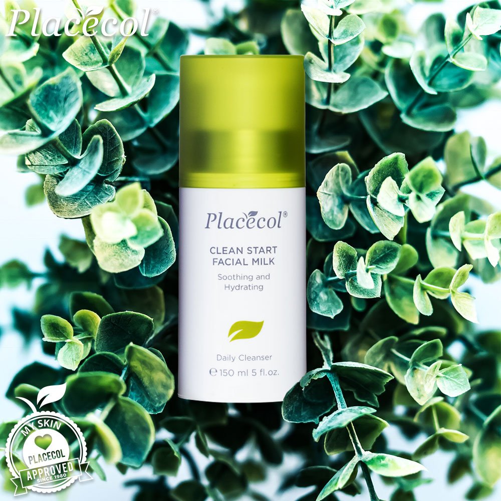 Clean your skin like an expert with Placecol’s soothing Clean Start Facial Milk that gently but effectively removes waste and skin impurities on a cellular level, while preserving skin moisture. #PlacecolSkinCare #NurtureByNature #FoodForYourFace #PlacecolFreshBeauty #FreshSkin