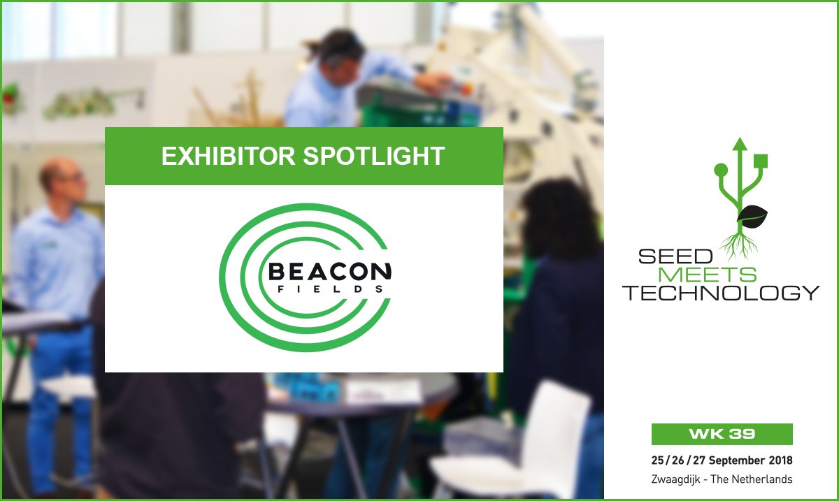 SeedmTechnology's tweet photo. During #SMT18, #BeaconFields will show their remote intelligence solutions to serve companies in the #Agricultural and #FoodProcessing Industry! They monitor their daily processes and facilitate decision-making processes based on real-time data: https://t.co/RVGXKxm9BK https://t.co/joAHJfztvs